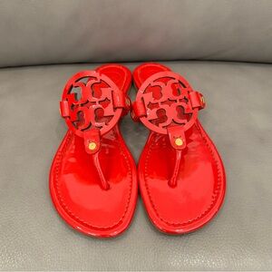 Tory Burch / Patent Red Miller Sandals